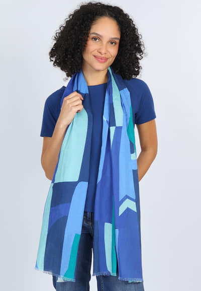 Tuch Gerinja - indigo