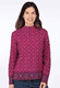 Strickpullover Dorita  - deep purple