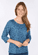 Langarmshirt Mabelina - indigo