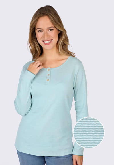 Langarmshirt Senajala  - wave