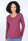 Langarmshirt Adisella  - deep purple