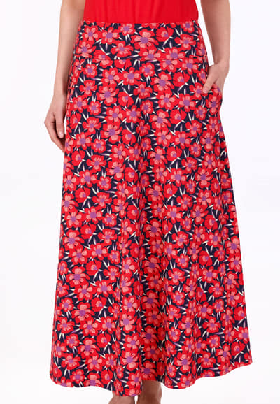 Rock Benie poppy field - navy