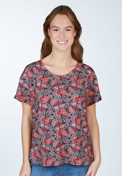 T-Shirt Betzi oriental - ebony