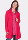 Strickmantel Ebbie  - cerise