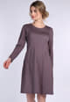 Kleid Jolieta geo flower - plum
