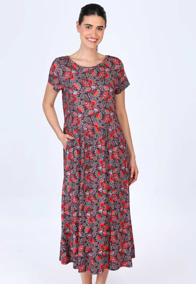 Kleid Masalita oriental - ebony