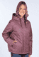 Steppjacke Svantje geo  - deep purple