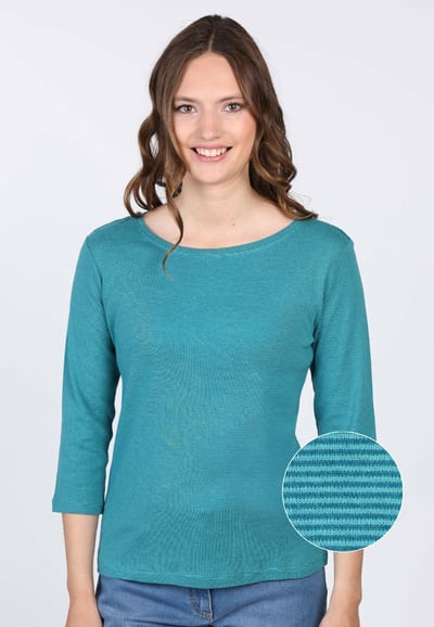 3/4-Arm-Shirt Pippita  - lake