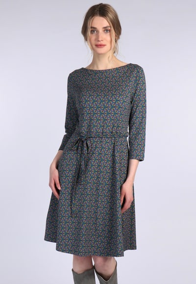 Kleid Charlette ethno  - deep ocean