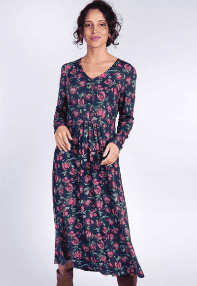 Kleid Armellie rose - navy