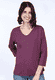 3/4-Arm-Shirt Betzili  - plum