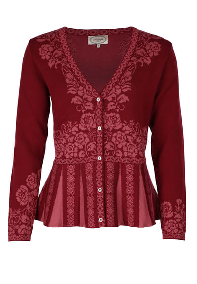 Strickjacke Amicia - wine