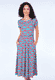 Kleid Malind rosy - turquoise