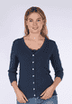 knitted cardigan Amy - navy