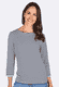 3/4-Arm-Shirt Beantine stripes - navy