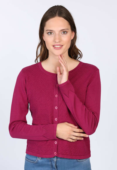 Strickjacke Manola  - red wine