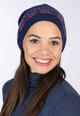 Strickmütze Machi Snowflake  - navy
