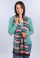 Strickschal Salma Multi  - plum