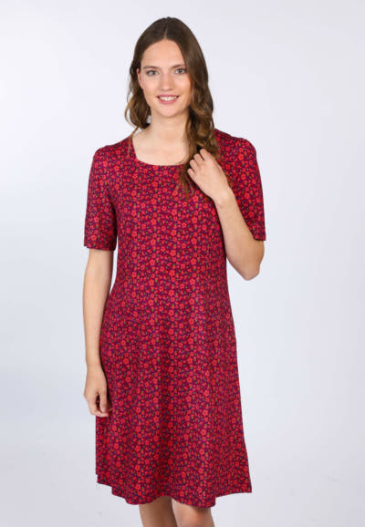 Kleid Imani  - deep purple