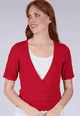 Strickjacke Suki - rubin