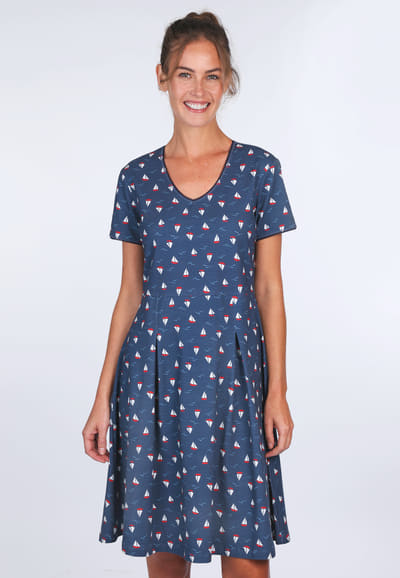 Kleid Nelly Boat - navy