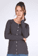Strickjacke Natascha - ebony