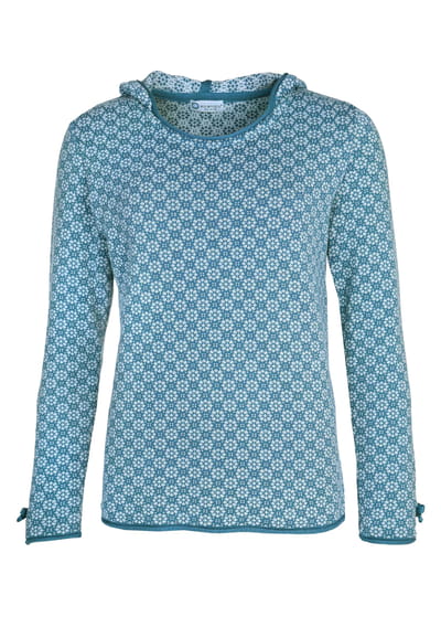 Strickpullover Susi Flower - swedish blue
