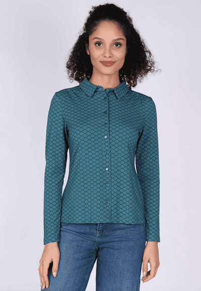 Bluse Candy peacock - emerald 