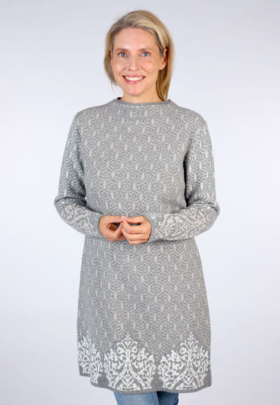 Strickkleid Dorla - grey