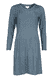 Kleid Jolieta geo flower - deep ocean
