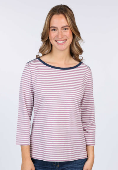 3/4-Arm-Shirt Daria  - dusty orchid