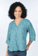 Bluse Emine dancing dot - ocean