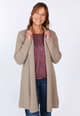 Strickmantel Ebbie  - camel