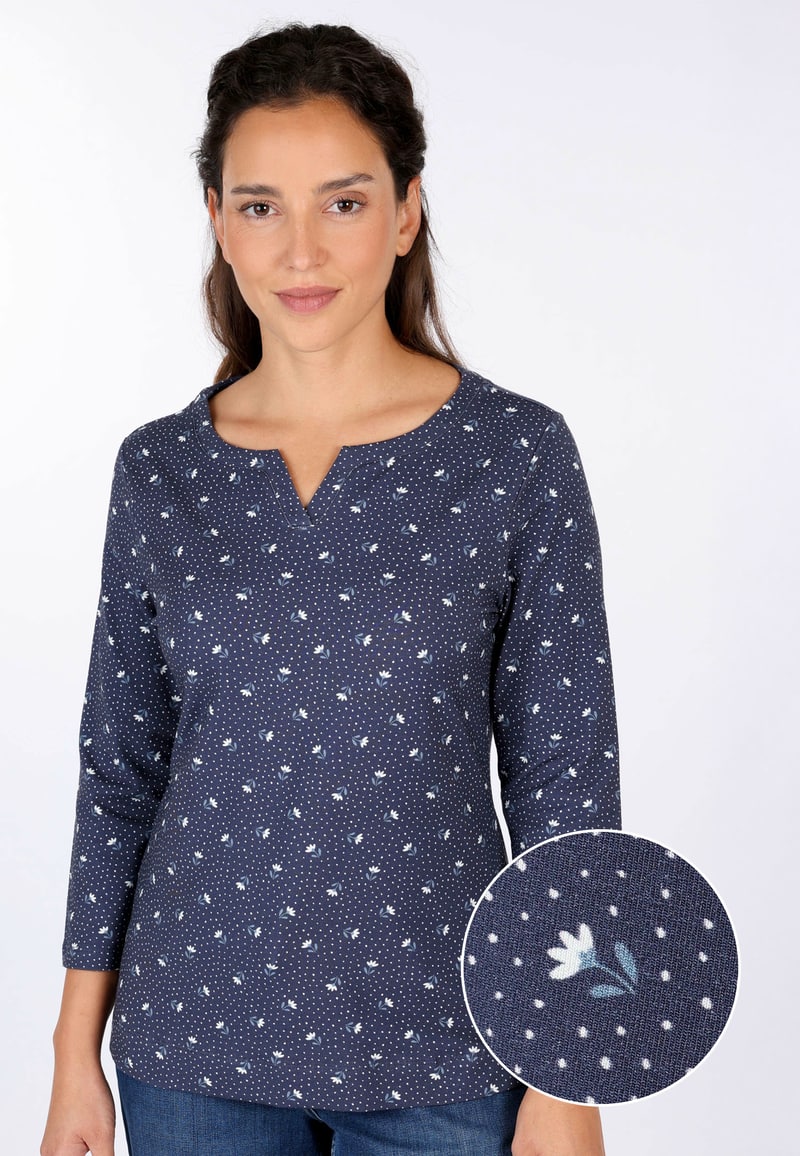 3/4-Arm-Shirt Gabriellea - navy