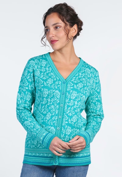 Strickjacke Christi Peony - tropical