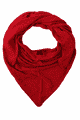 Dreieckstuch Elisabeth Merino - red