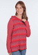 Strickpullover Minni tulip bow - rubin