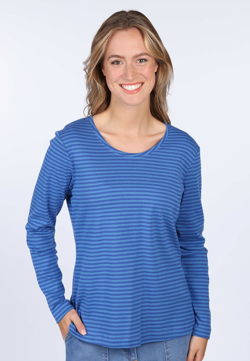 Langarmshirt Adisella - indigo