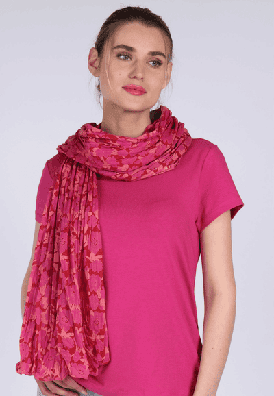 Tuch Sada poppy flower - rubin
