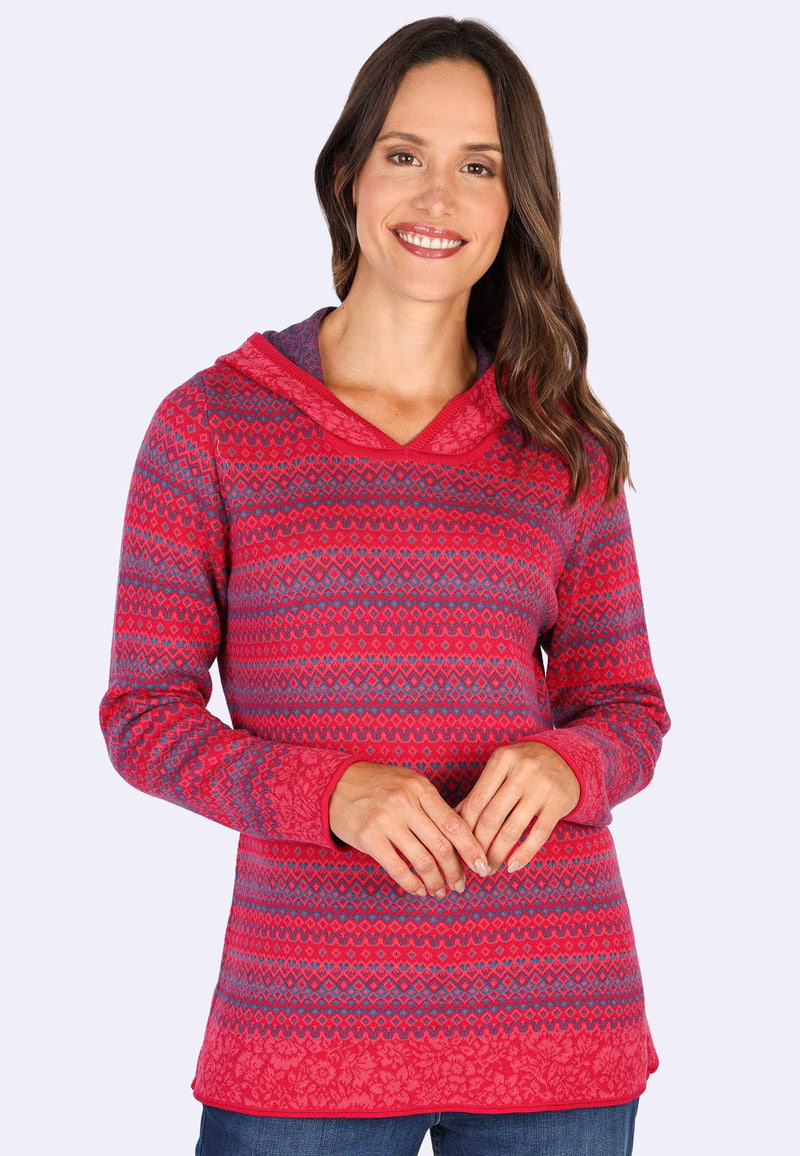 Strickpullover Minnie  - cerise