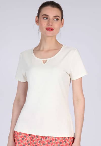 T-Shirt Vicky - ivory