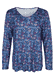 Langarmshirt Adisara  - indigo