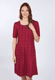 Kleid Imani  - deep purple