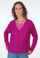 Strickjacke Juleni - raspberry