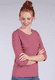 Langarmshirt Mabel daisy  - rubin
