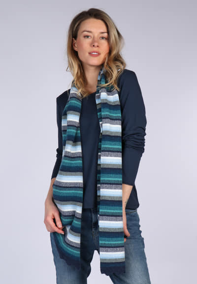 Strickschal Salma multi - navy