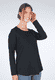 Langarmshirt Nore - black
