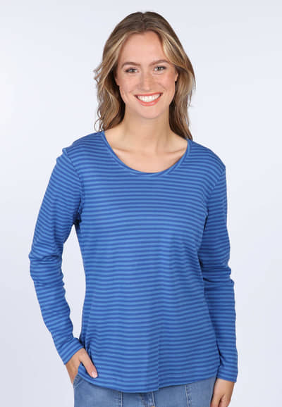 Langarmshirt Adisella  - indigo