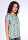 T-Shirt Tal oriental flower - pool