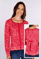 Strickjacke Kadir - cerise